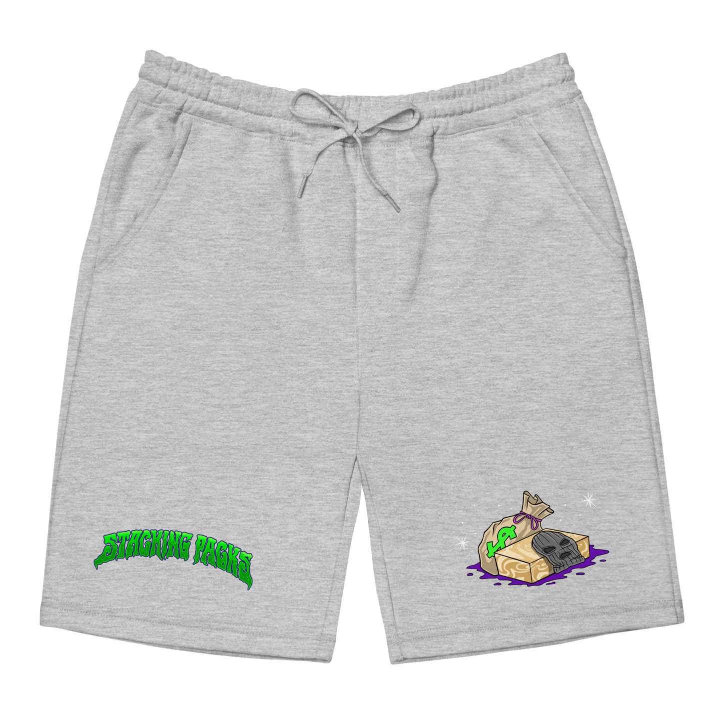 To the Moon Men's fleece shorts