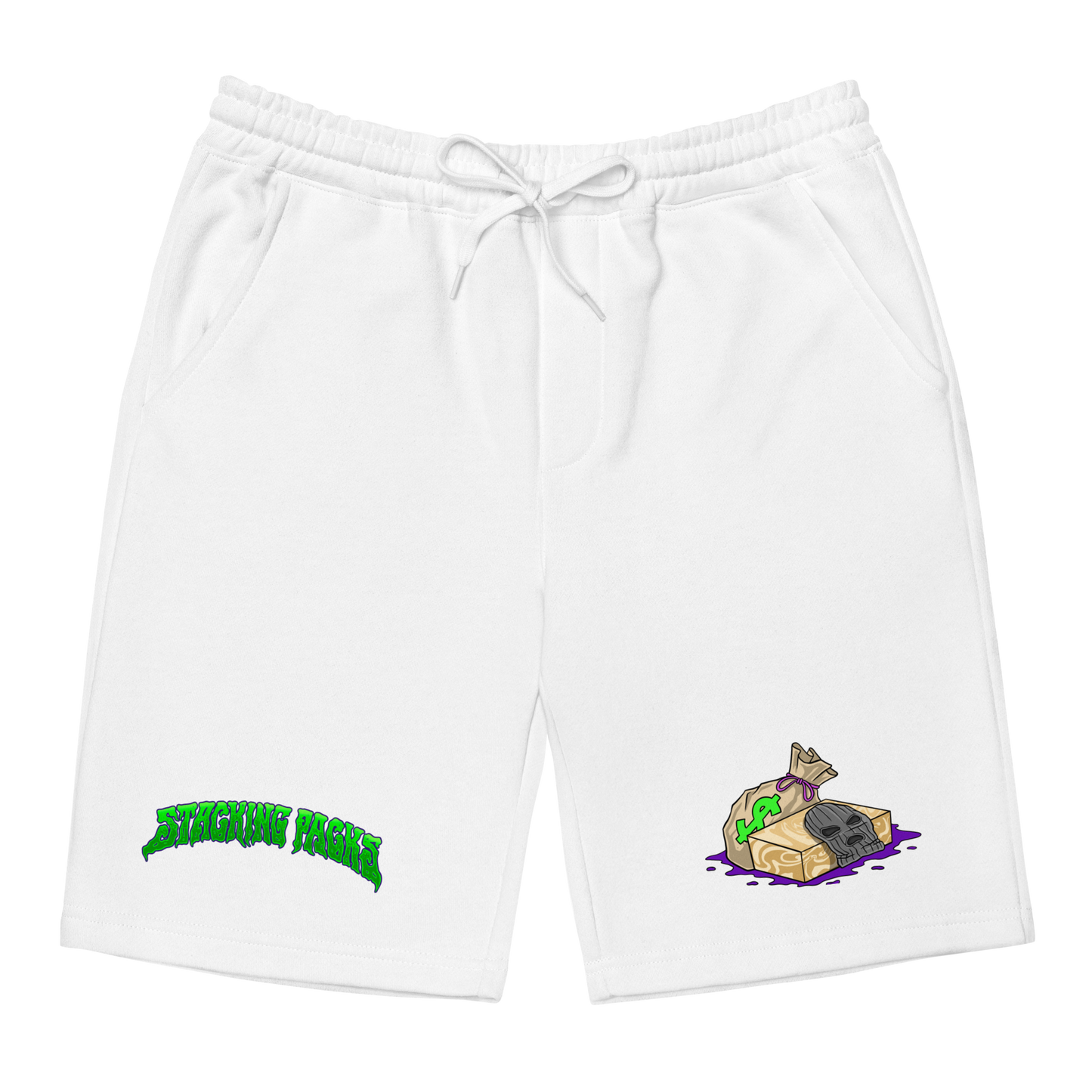 To the Moon Men's fleece shorts